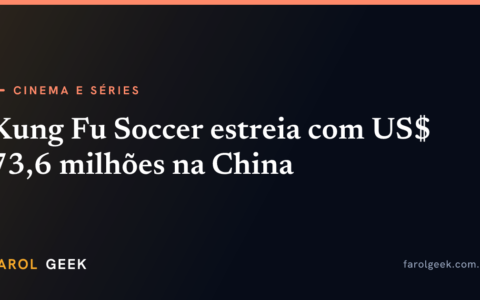 Cartaz de Kung Fu Soccer com visual de futebol e artes marciais em destaque