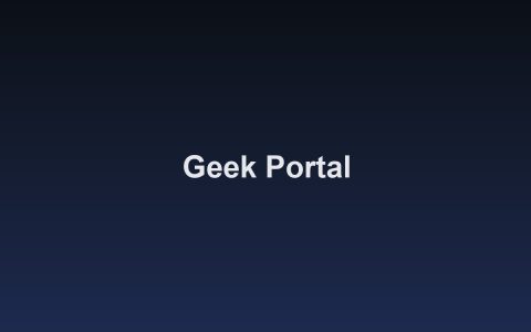 Geek Portal